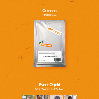 IDNTT - MINI ALBUM [UNEVERMET] (OBJEKT MUSIC ALBUM VER.) - LightUpK