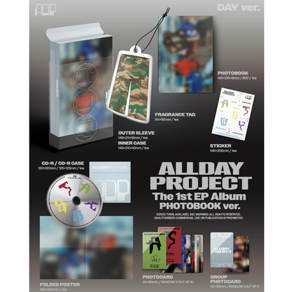 ALLDAY PROJECT - THE 1ST EP ALBUM [ALLDAY PROJECT] PHOTOBOOK VER. (2 VERSIONS)