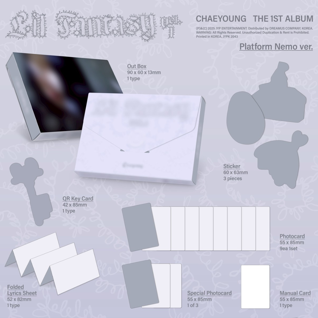 (PRE-ORDER) CHAEYOUNG - LIL FANTASY VOL.1 (PLATFORM NEMO VER.) - LightUpK