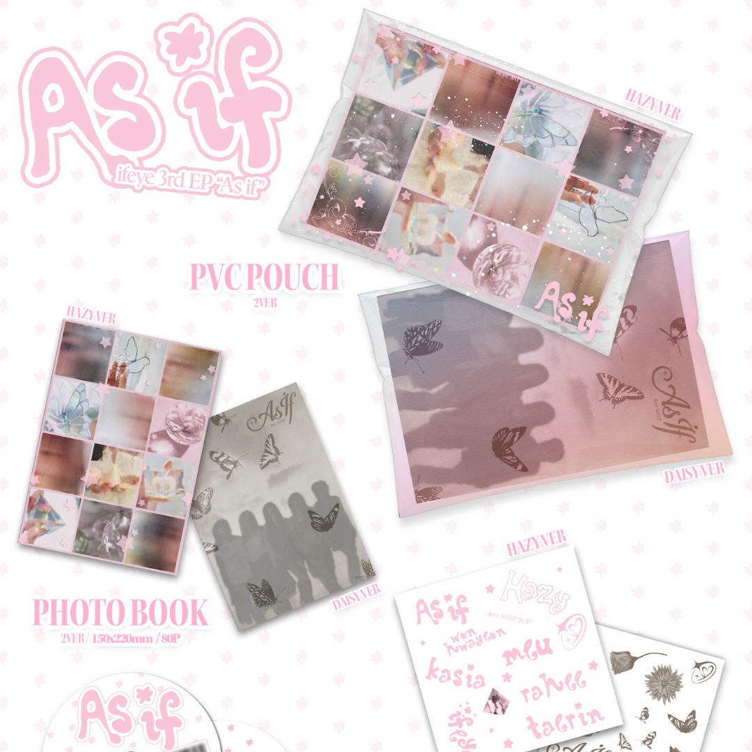 (PRE-ORDER) IFEYE - 3RD EP [AS IF] (PHOTOBOOK VER.) (2 VERSIONS) RANDOM - LightUpK
