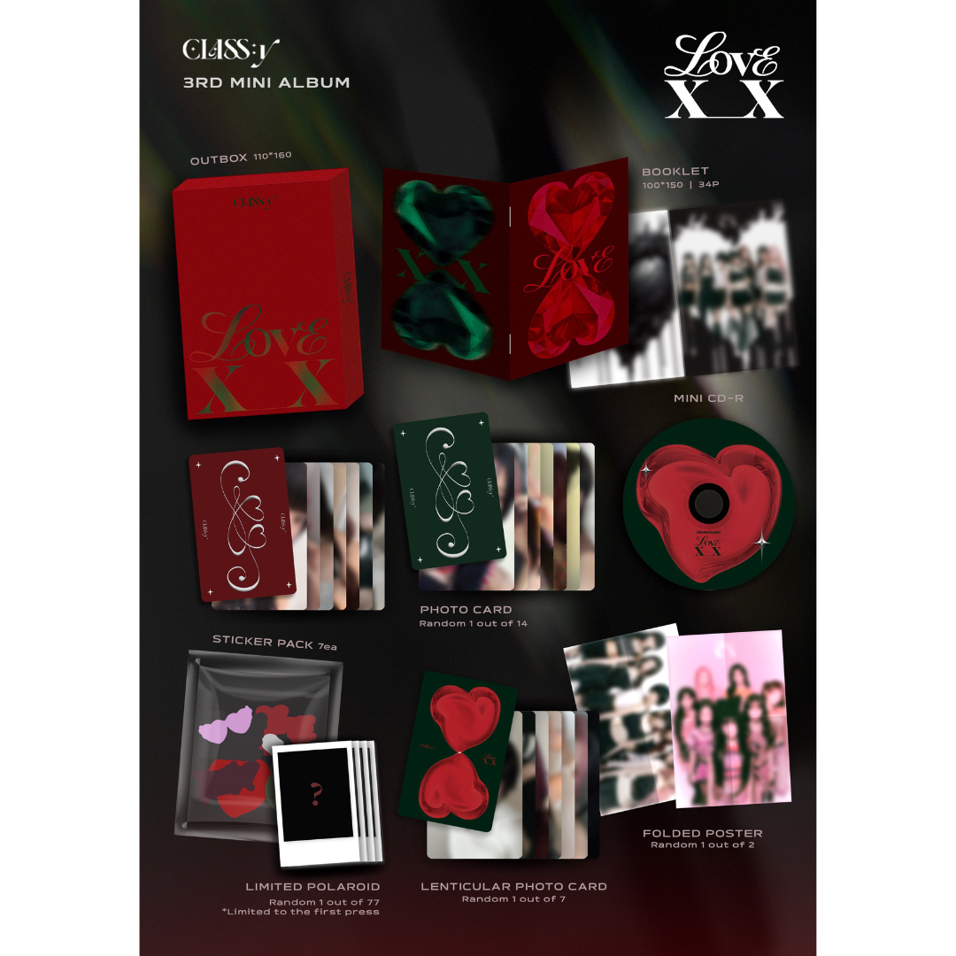 CLASS:Y - 3RD MINI ALBUM [LOVE XX] - LightUpK
