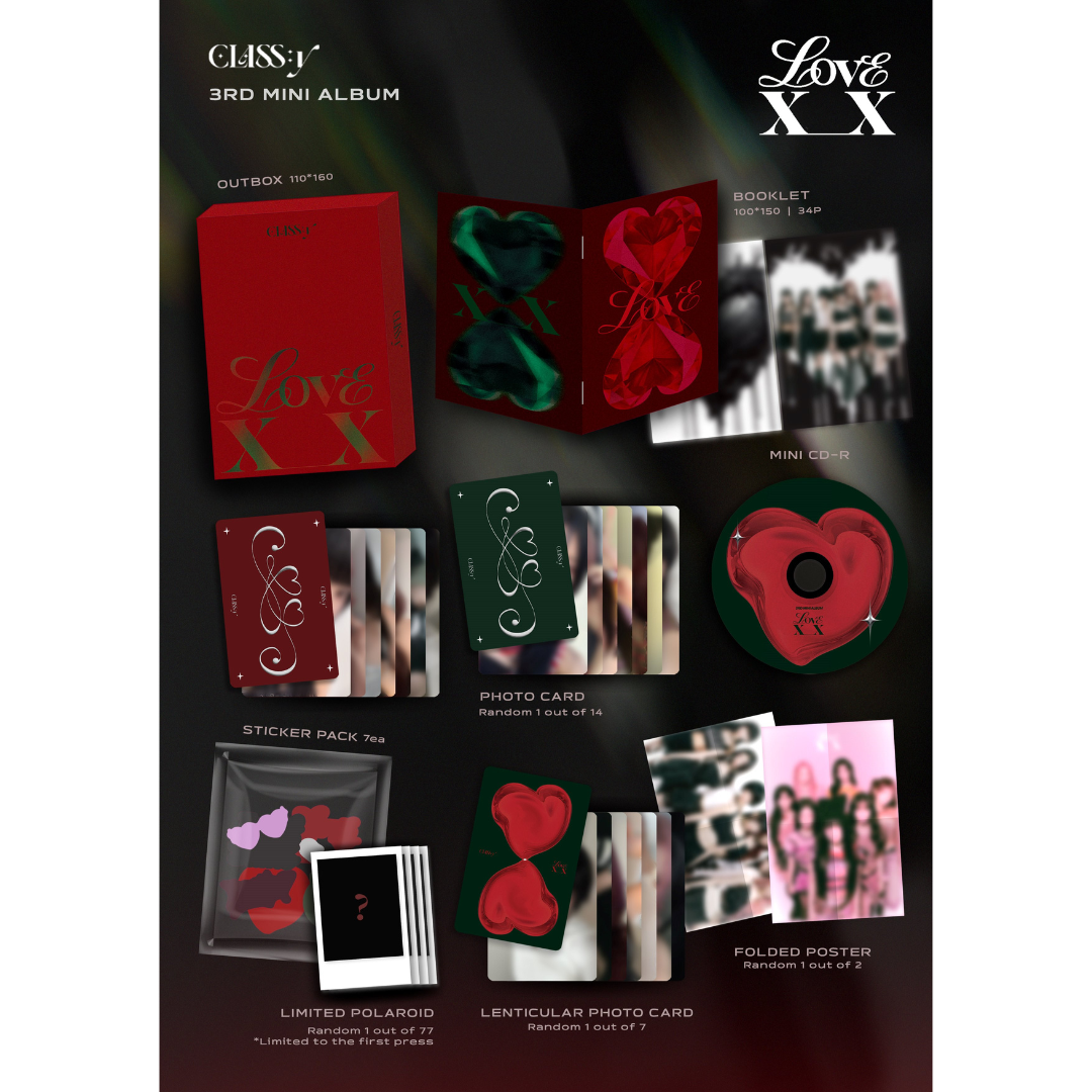 (PRE-ORDER) CLASS:Y - 3RD MINI ALBUM [LOVE XX]