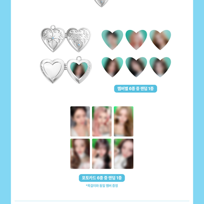 (PRE-ORDER) IVE - 09 LOCKET PENDANT NECKLACE / 2026 IVE THE 4TH FAN CONCERT [DIVE into IVE] OFFICIAL MD - LightUpK