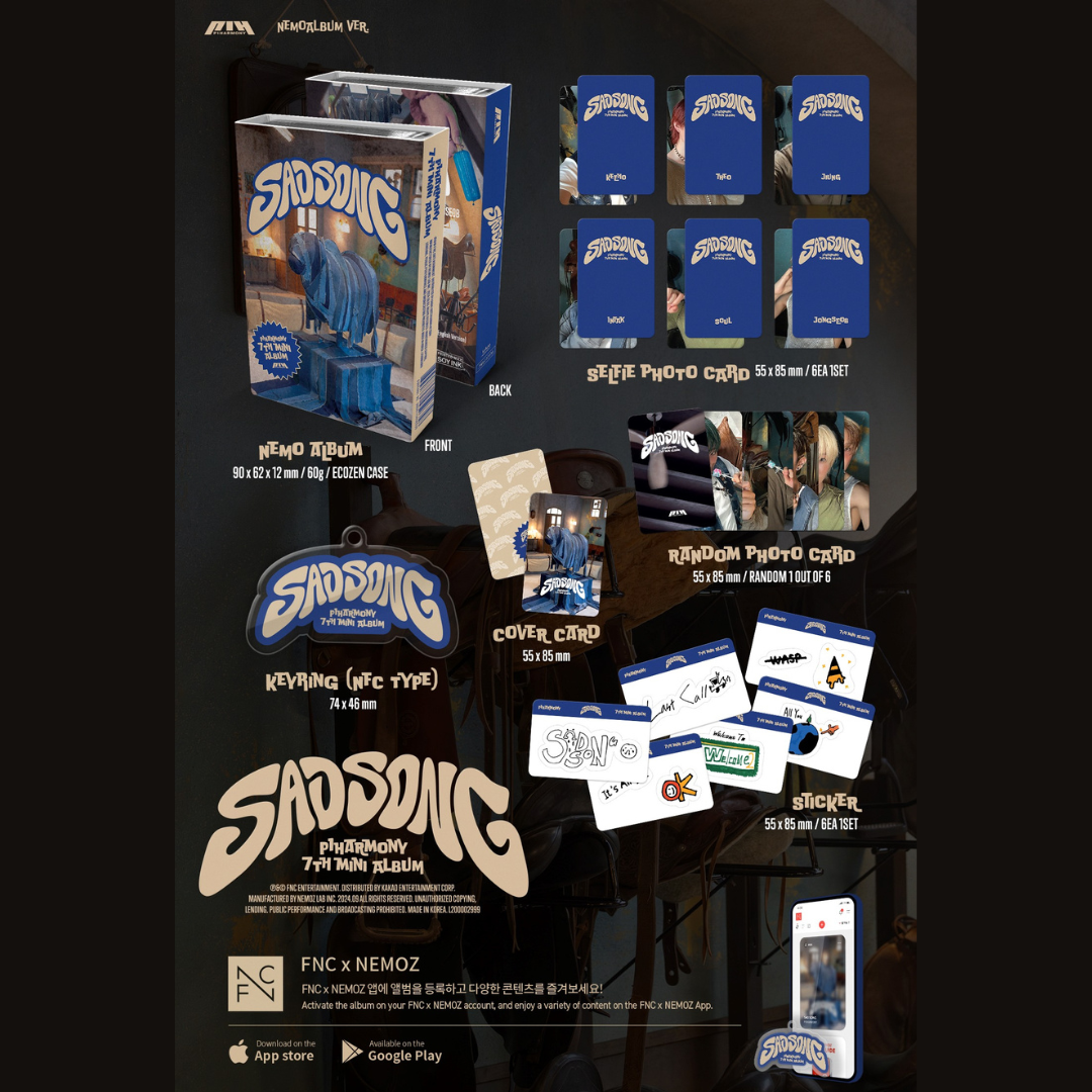 P1HARMONY - 7TH MINI ALBUM [SAD SONG] (NEMO) - LightUpK