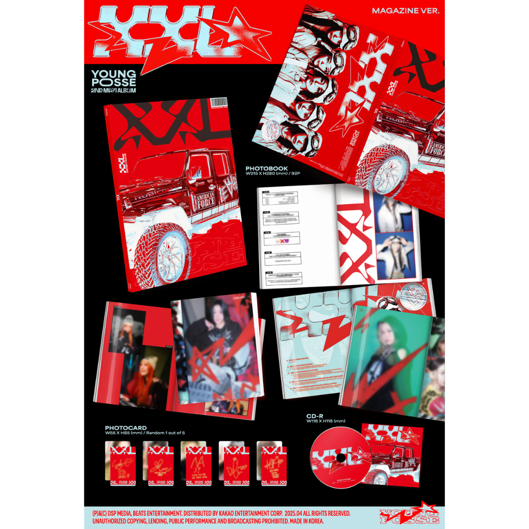 YOUNG POSSE - EP [XXL] (MAGAZINE VER.) - LightUpK