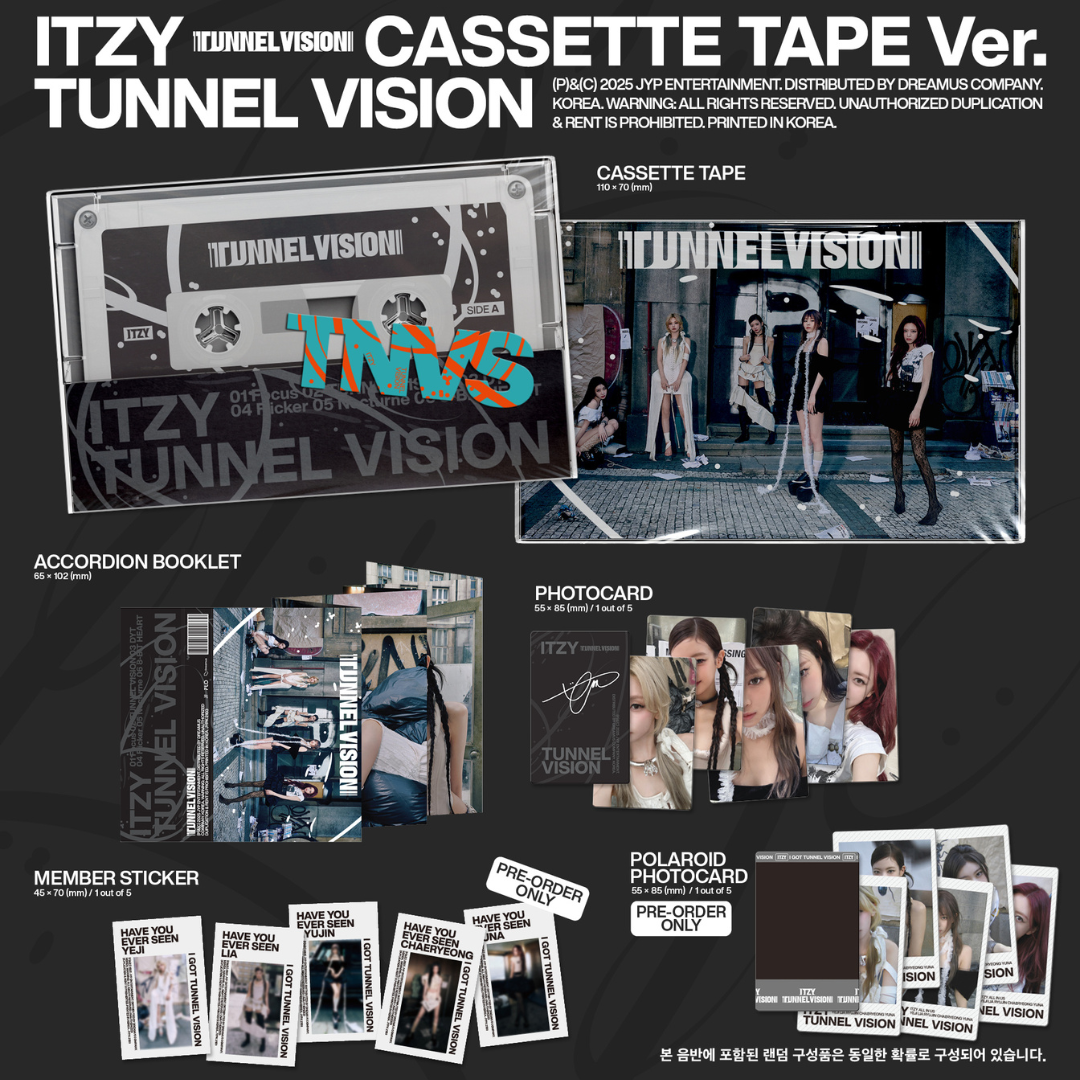 ITZY - TUNNEL VISION (CASSETTE TAPE VER.) - LightUpK