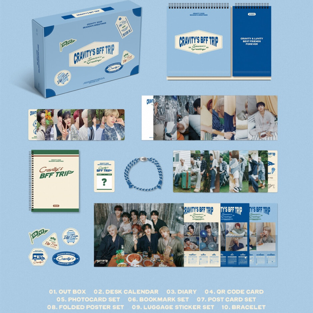CRAVITY - 2025 SEASON'S GREETINGS [CRAVITY BFF TRIP] - LightUpK