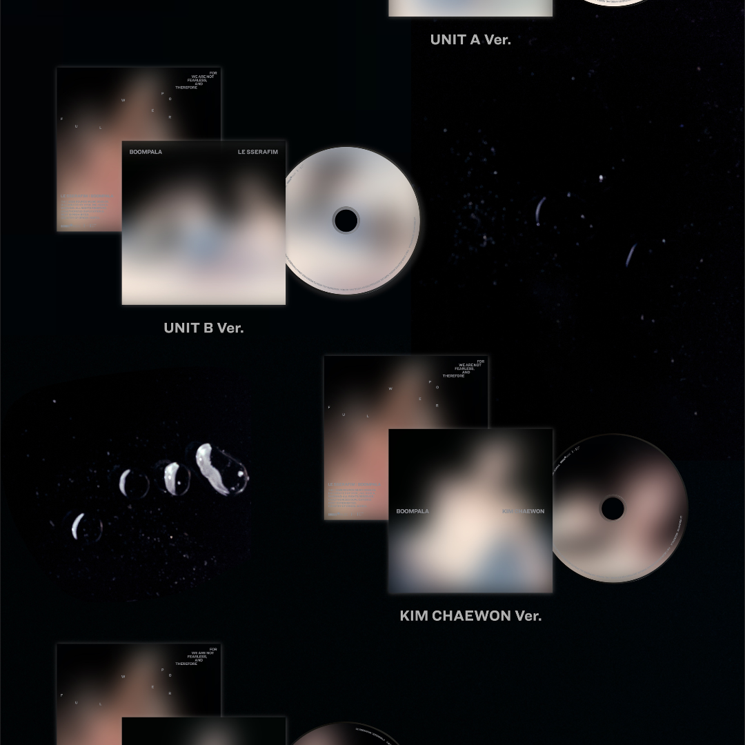(PRE-ORDER) [HELLO82] LE SSERAFIM - 'BOOMPALA' SINGLE CD (8 VERSIONS) - LightUpK