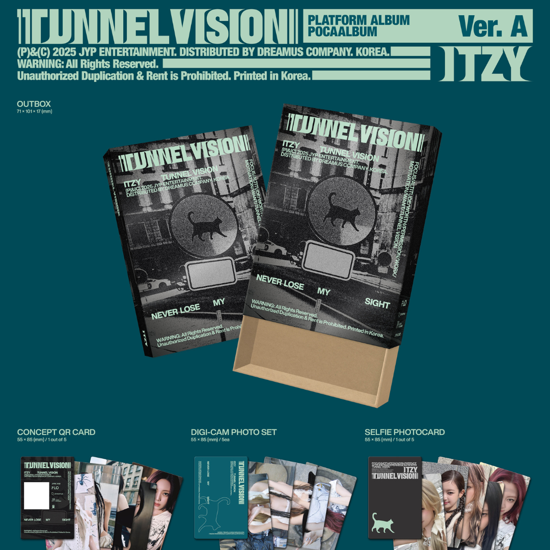 ITZY - TUNNEL VISION (POCAALBUM) (2 VERSIONS) - LightUpK