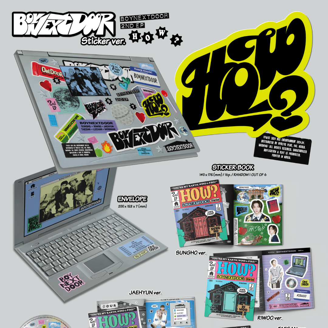 新品未開封 BOYNEXTDOOR HOW Sticker ver. コンパクト 新品未開封 BOYNEXTDOOR HOW Sticker ver. コンパクト