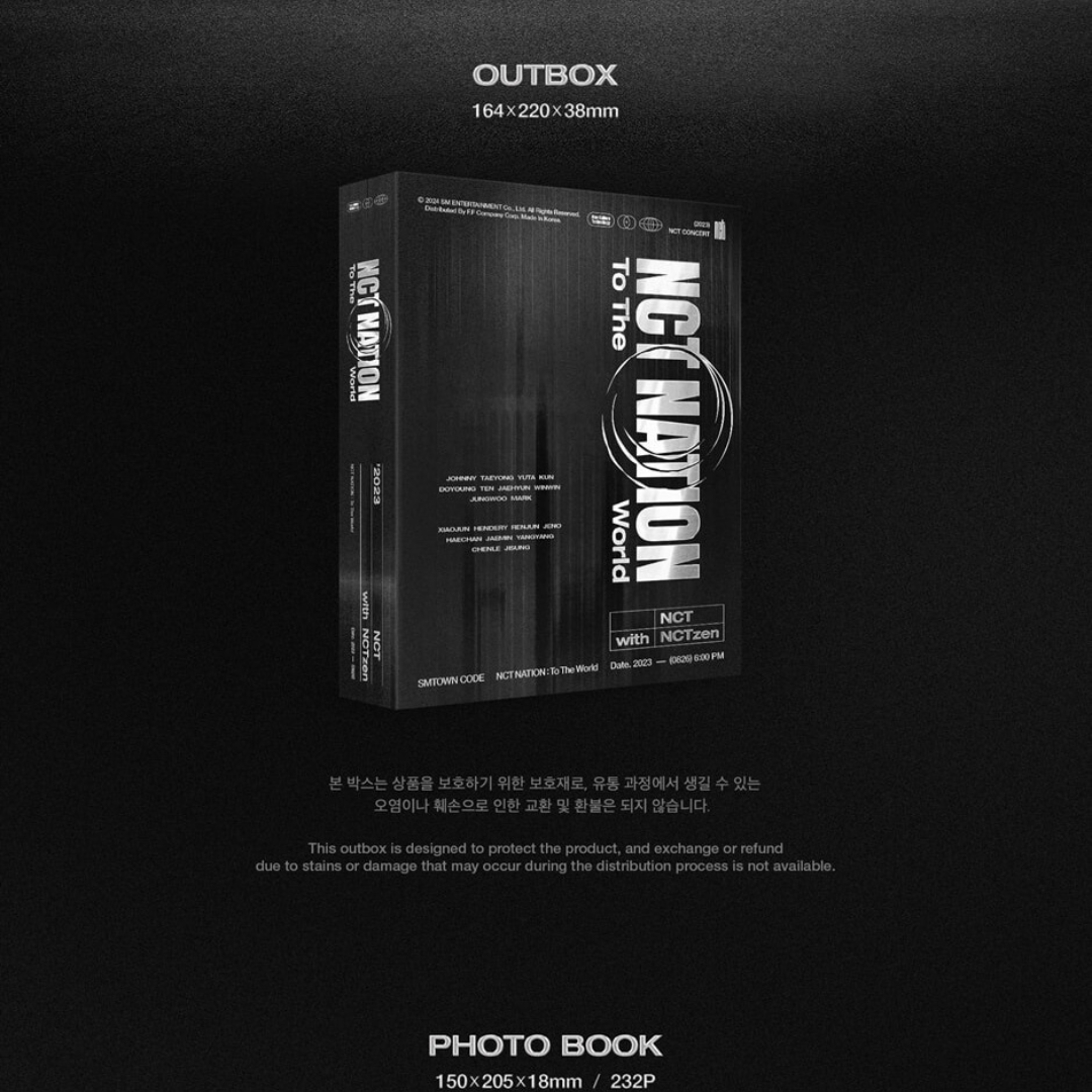 (PRE-ORDER) NCT - 2023 NCT CONCERT [NCT NATION : TO THE WORLD IN INCHEON SMTOWN CODE]