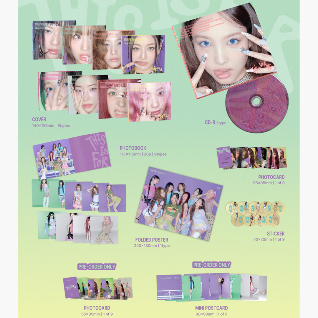 TWICE - 4TH ALBUM [THIS IS FOR] (DIGIPACK VER.) (9 VERSIONS) - LightUpK