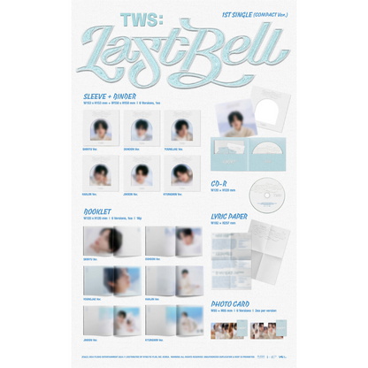 (PRÉCOMMANDE) TWS - 1ER SINGLE [LAST BELL] (VER. COMPACTE) (6 VERSIONS) ALÉATOIRE