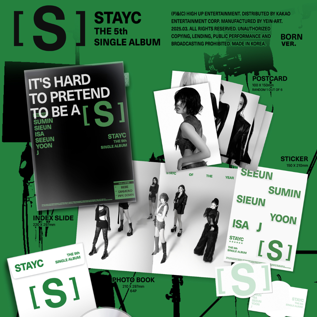 STAYC - 5TH SINGLE ALBUM [S] (2 VERSIONS) - LightUpK