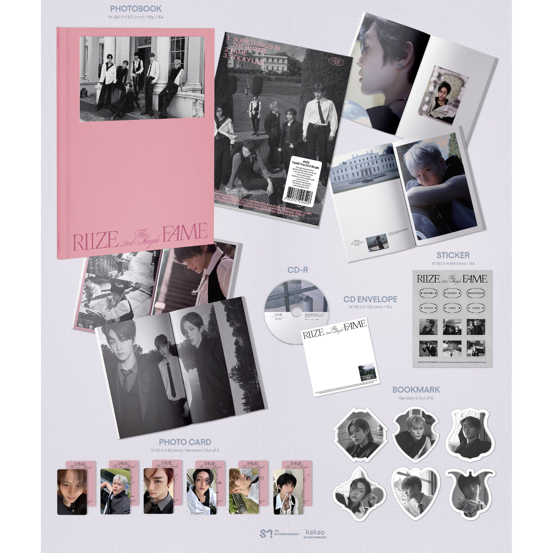RIIZE - 2ND SINGLE [FAME] (PHOTOBOOK VER.) - LightUpK