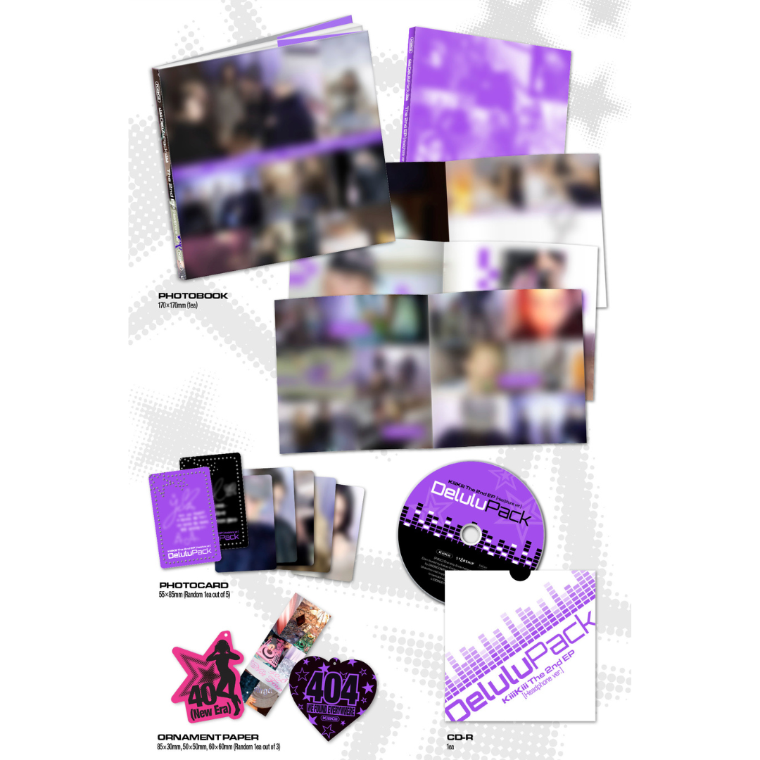(PRE-ORDER) KIIIKIII - THE 2ND EP [DELULU PACK] HEADPHONE VERSION - LightUpK