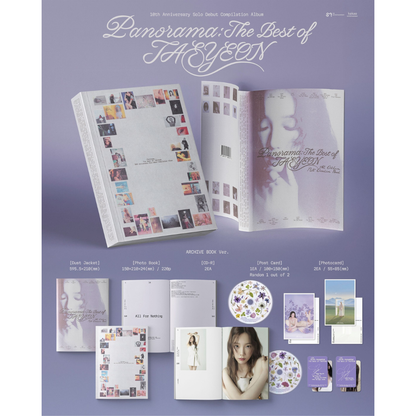 (PRÉCOMMANDE) TAEYEON - [PANORAMA : LE MEILLEUR DE TAEYEON] (VERSION LIVRE D'ARCHIVES)