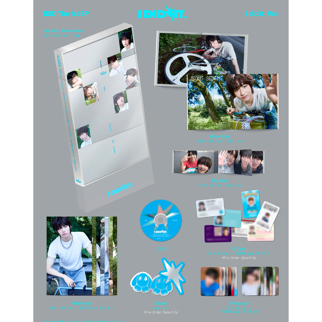 (PRE-ORDER) IDID - THE 1ST EP [I DID IT] I DID IT. VER. - LightUpK