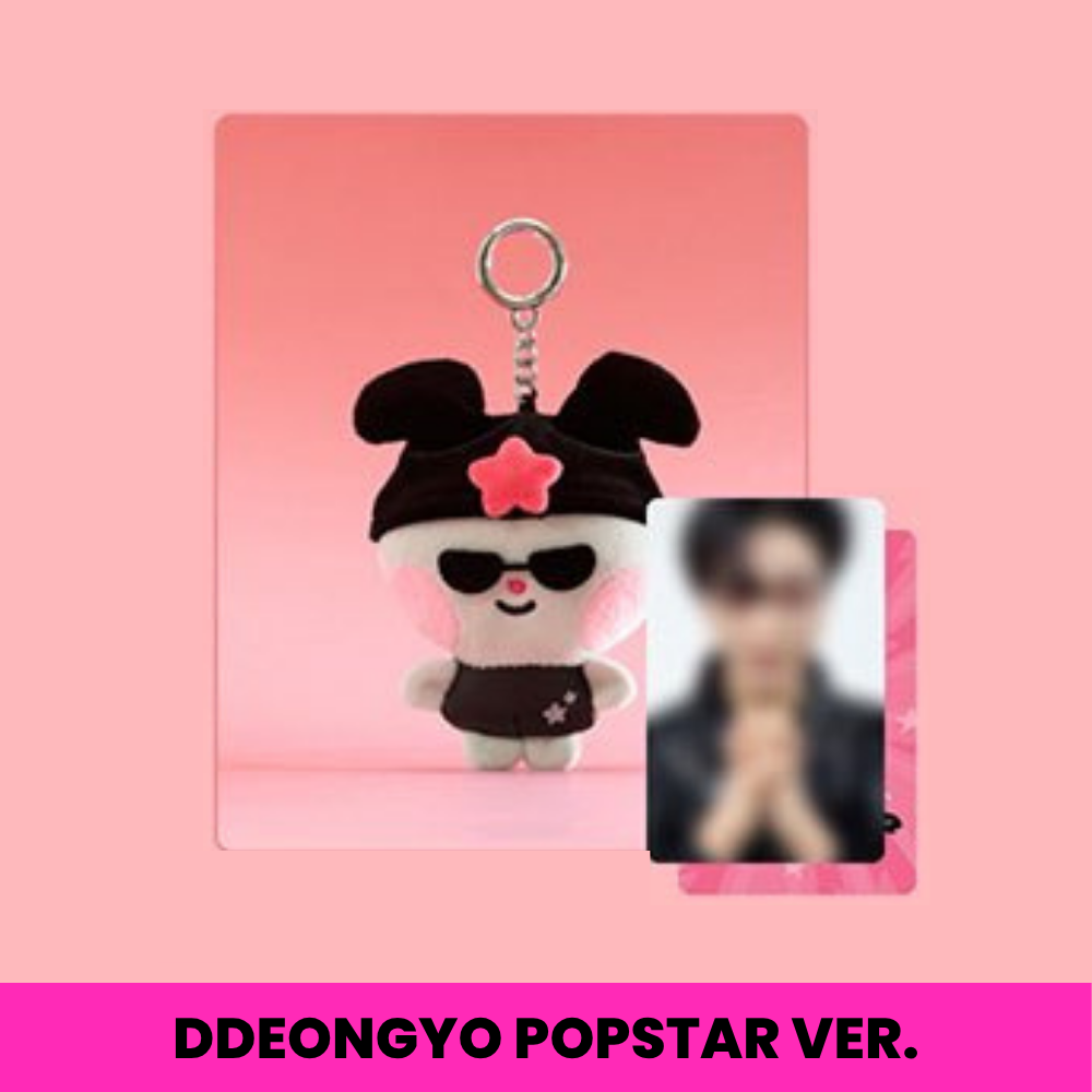 (PRE-ORDER) ATEEZ - MIGHTEEZ - [ROCK THE STAGE] POPSTAR PLUSH KEYRING (8 VERSIONS)