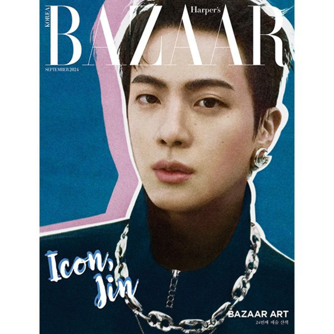 BAZAAR 2024. 9 (COVER : BTS JIN) (3 VERSIONS)