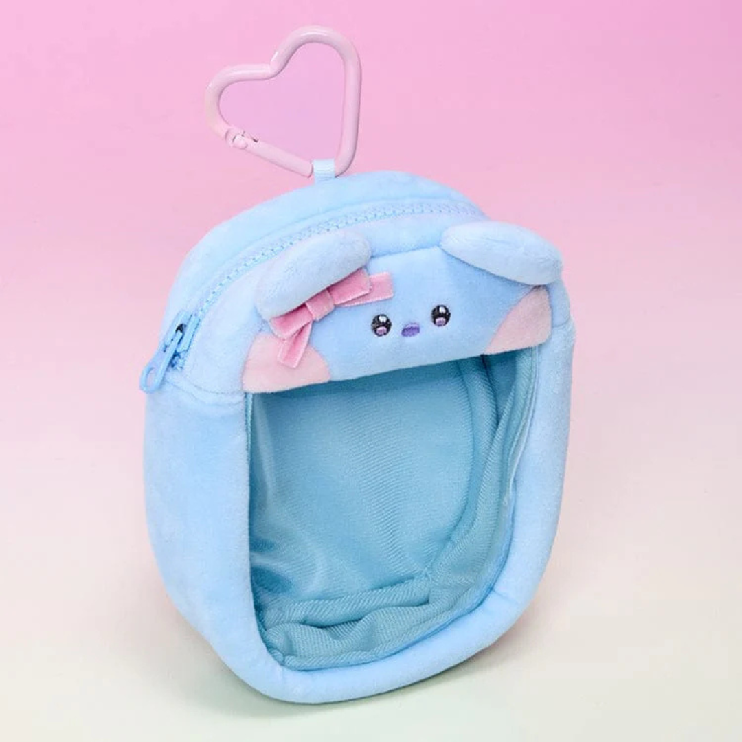 BT21 minini CLEAR BAG CHARM POUCH RIBBONED U (7 VERSIONS) - LightUpK