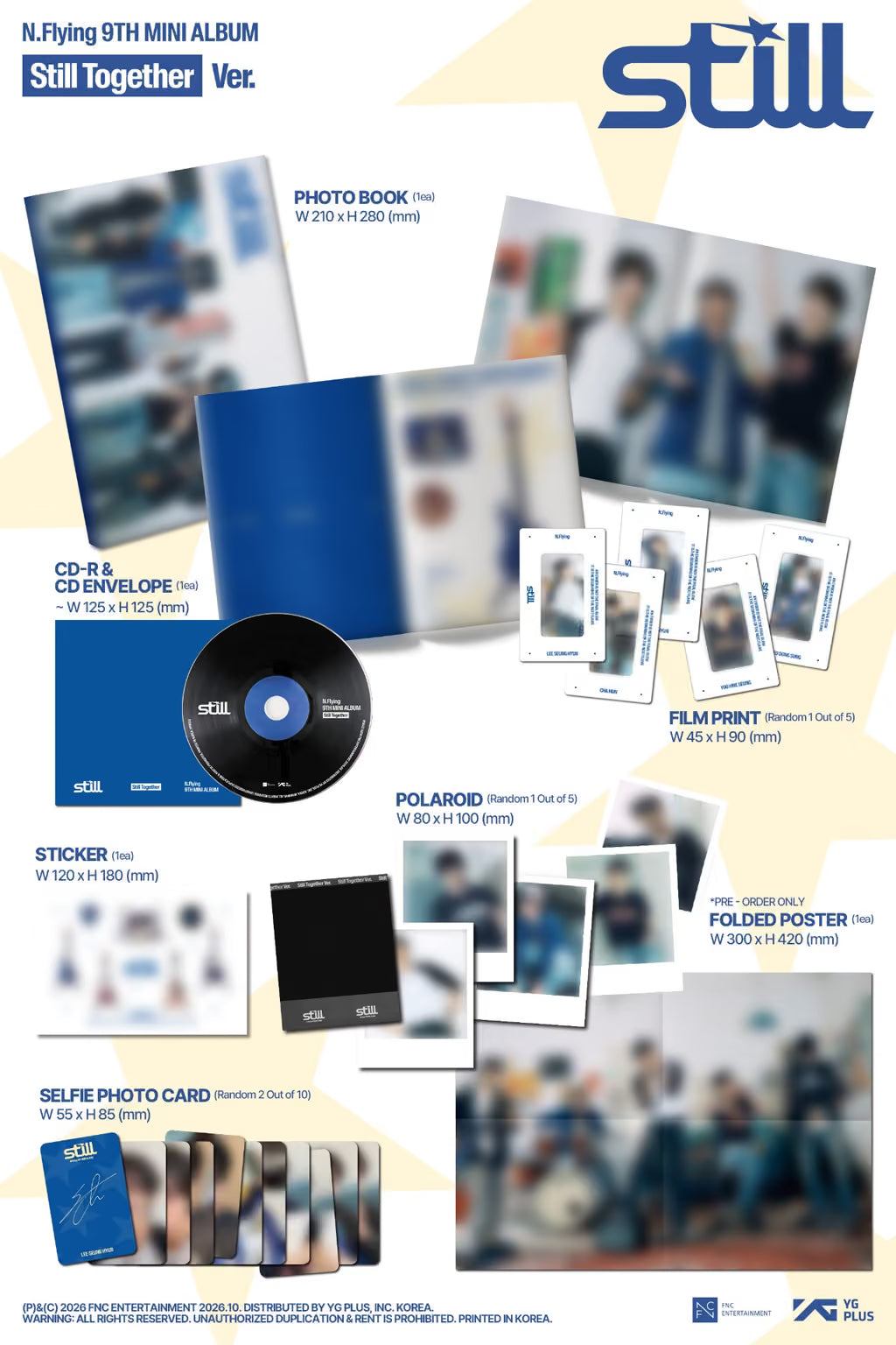 (PRE-ORDER) N.FLYING - 9TH MINI ALBUM [STILL] (PHOTOBOOK VER.) (2 VERSIONS) RANDOM