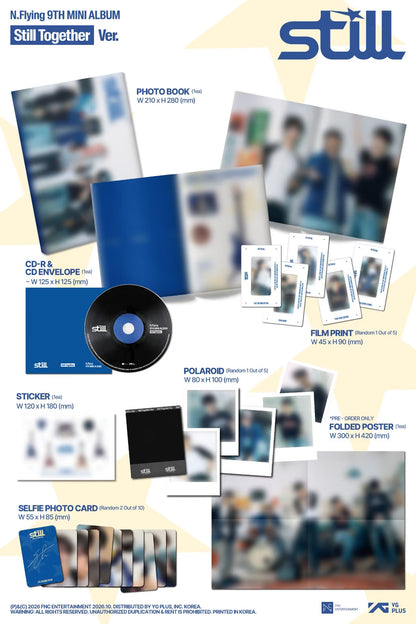 (PRE-ORDER) N.FLYING - 9TH MINI ALBUM [STILL] (PHOTOBOOK VER.) (2 VERSIONS) RANDOM