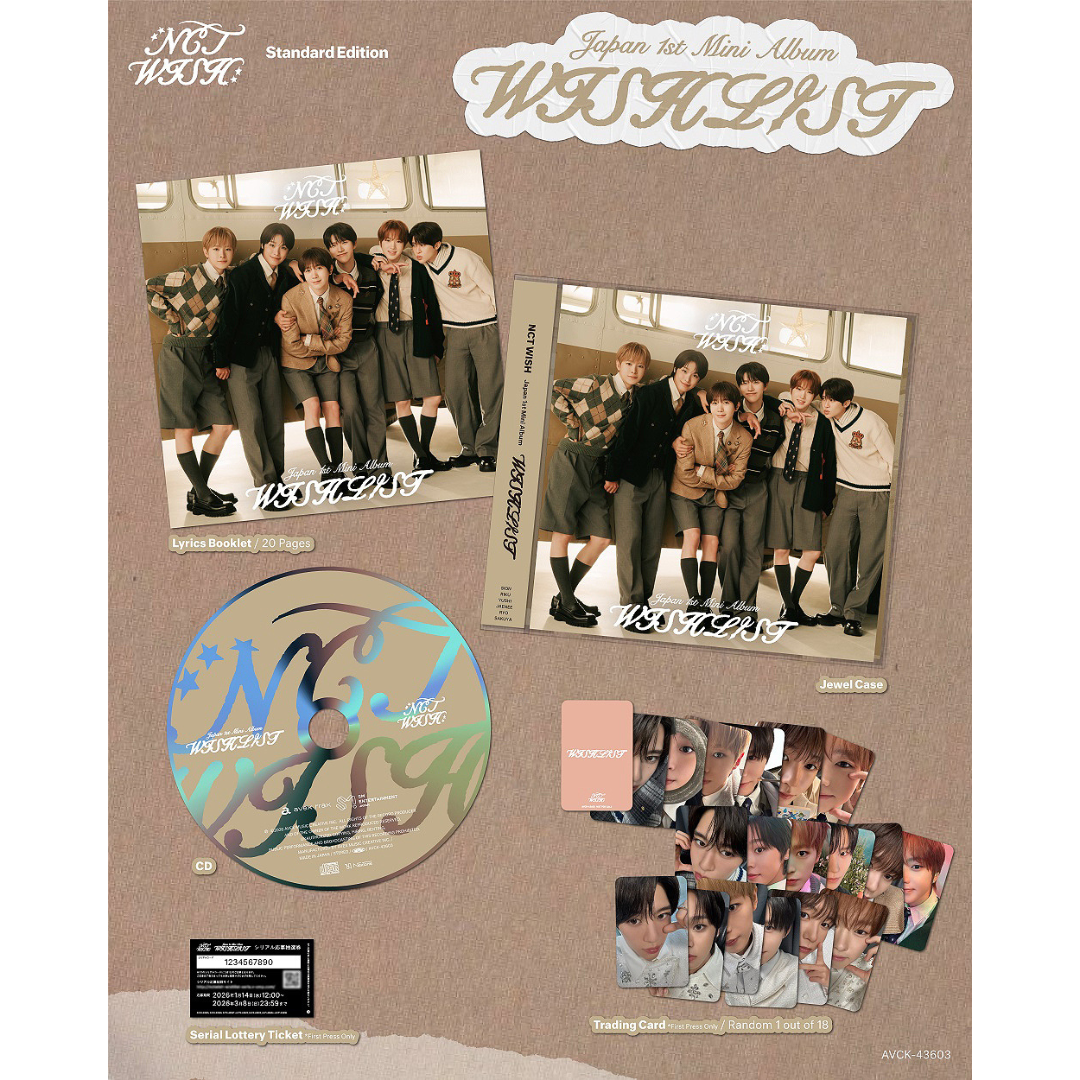 (PRE-ORDER) NCT WISH - [WISHLIST] BOOKLET - LightUpK