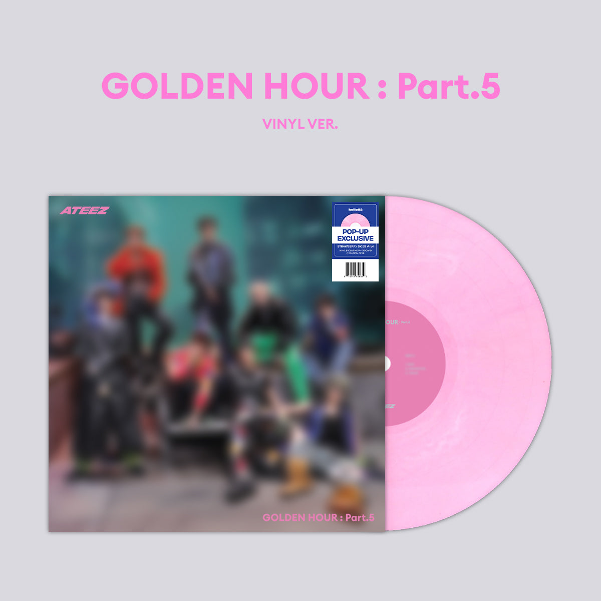 (PRE-ORDER) [hello82] [POP-UP EXCLUSIVE] ATEEZ - GOLDEN HOUR : PART.5 VINYL