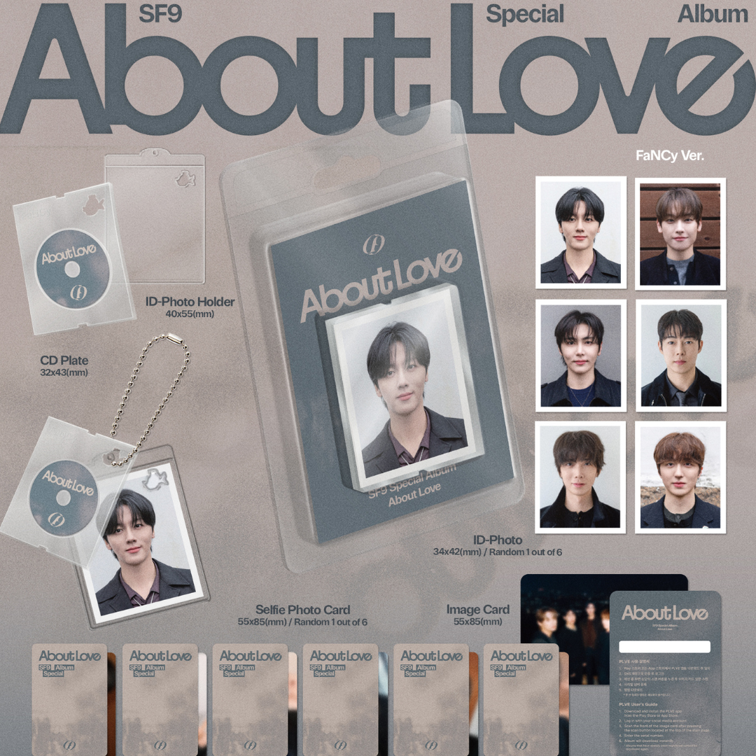 (PRE-ORDER) SF9 - SPECIAL ALBUM [ABOUT LOVE] (FANCY VER.) (6 VERSIONS) RANDOM - LightUpK