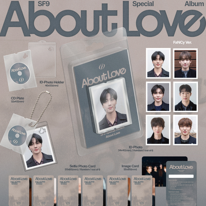 (PRE-ORDER) SF9 - SPECIAL ALBUM [ABOUT LOVE] (FANCY VER.) (6 VERSIONS) RANDOM - LightUpK