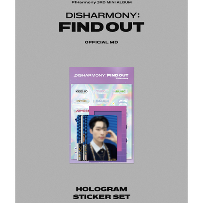 P1HARMONY HOLOGRAM STICKER SET - OFFICIAL MD