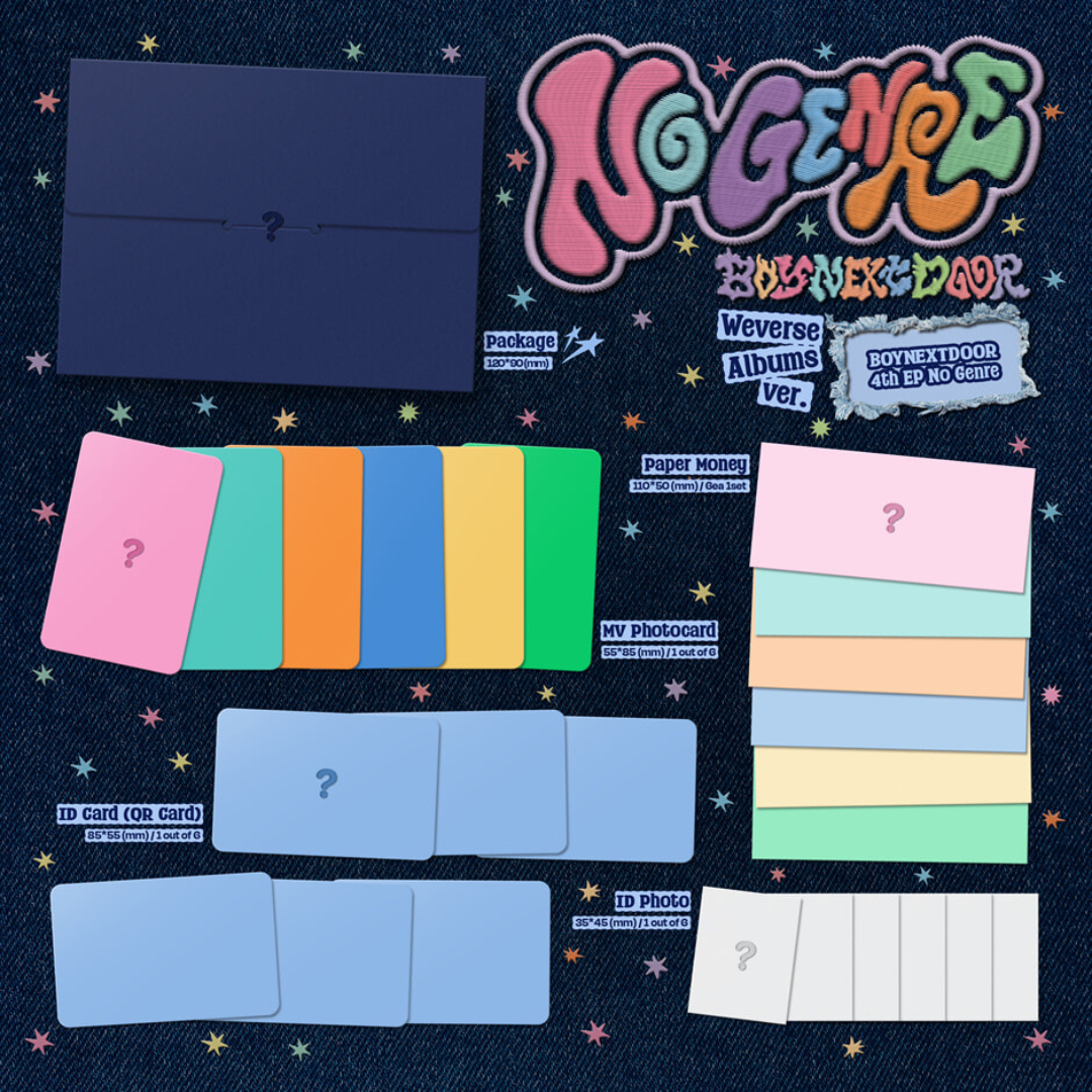 (PRE-ORDER) BOYNEXTDOOR - 4TH EP [NO GENRE] (WEVERSE ALBUMS VER.) - LightUpK