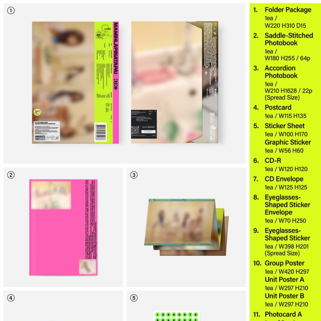 (PRE-ORDER) ILLIT - 4TH MINI ALBUM [MAMIHLAPINATAPAI] (3 VERSIONS) RANDOM - LightUpK