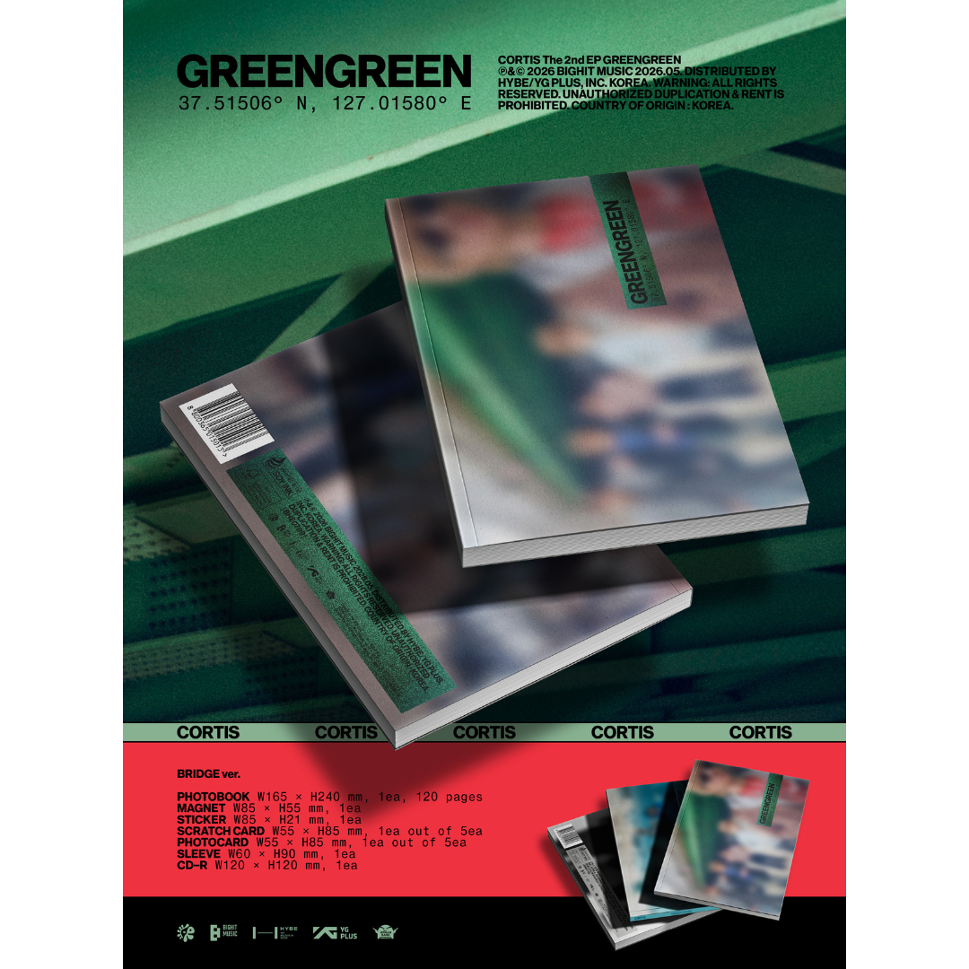 (PRE-ORDER) [HELLO82] [HELLO82 EXCLUSIVE] CORTIS - GREENGREEN (3 VERSIONS) - LightUpK