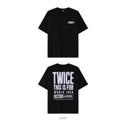PRE-ORDER) TWICE - T-SHIRT - 2026 TWICE THIS IS FOR WORLD TOUR