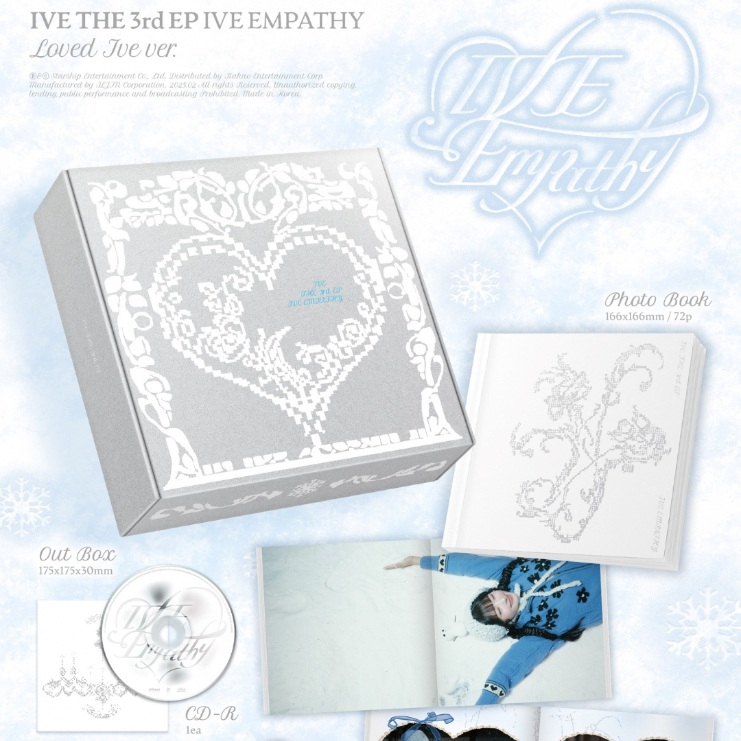 IVE - IVE EMPATHY (3er EP) - Álbum K-Pop En Versión YOU - Edición Limitada Con Fotocarta Y Póster Ive All Songs IVE - IVE EMPATHY (3er EP) - Álbum K-Pop En Versión YOU - Edición Limitada Con Fotocarta Y Póster Ive All Songs