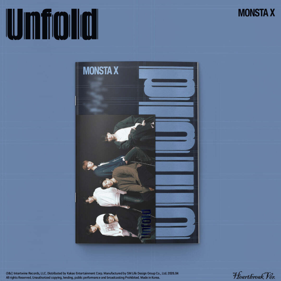 (PRE-ORDER) MONSTA X - AMERICAN STUDIO ALBUM [UNFOLD] (4 VERSIONS) RANDOM - LightUpK