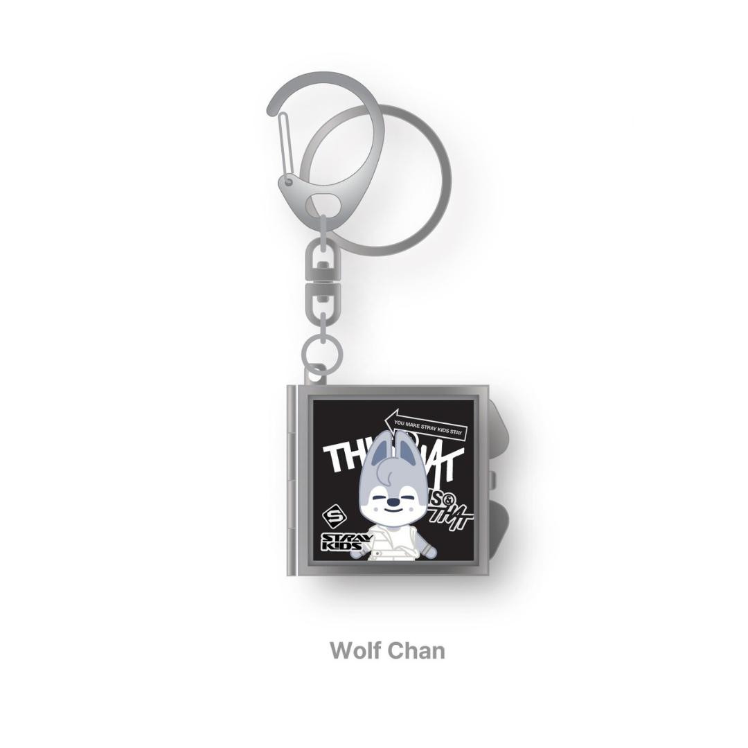 (PRE-ORDER) STRAY KIDS - SKZOO MIRROR KEYRING - THIS & THAT MD (8 VERSIONS)