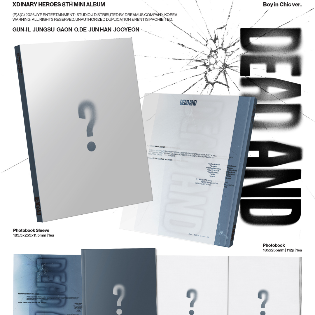 (PRE-ORDER) XDINARY HEROES - 8TH MINI ALBUM [DEAD AND] (2 VERSIONS) RANDOM - LightUpK