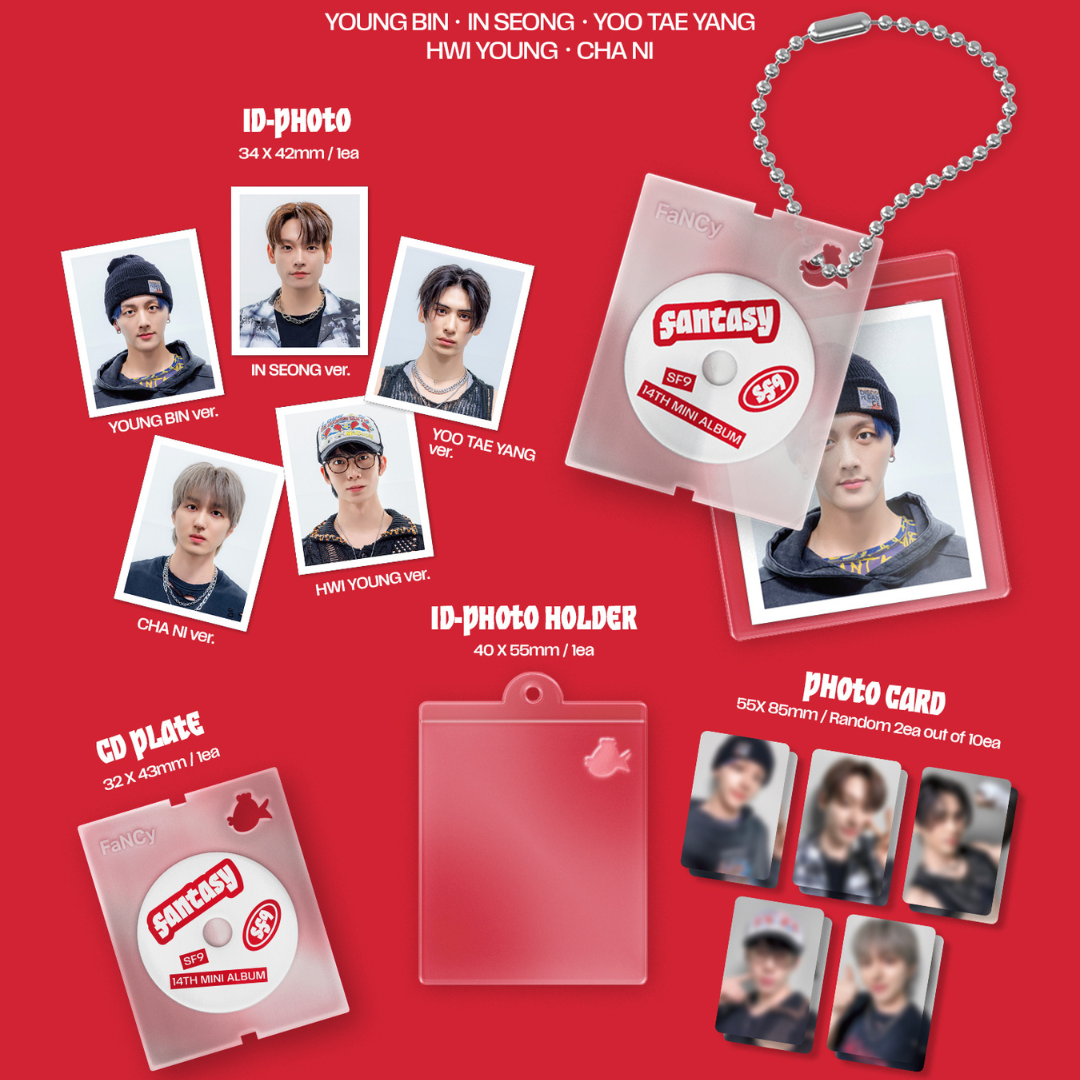 SF9 - 14TH MINI ALBUM [FANTASY] (FANCY VER.) (5 VERSIONS) - LightUpK