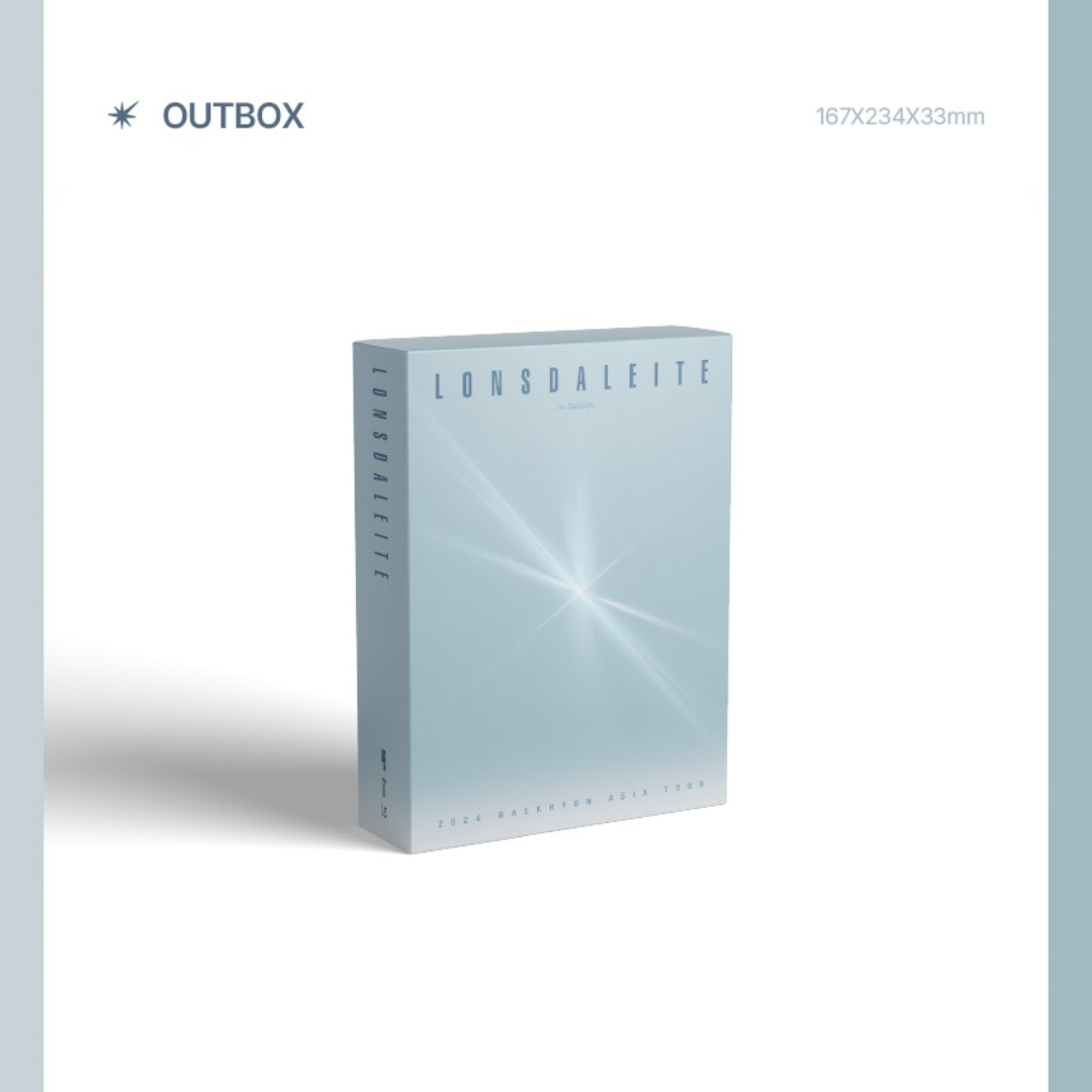 BAEKHYUN - 2024 BAEKHYUN ASIA TOUR [LONSDALEITE] IN SEOUL (BLU-RAY) - LightUpK