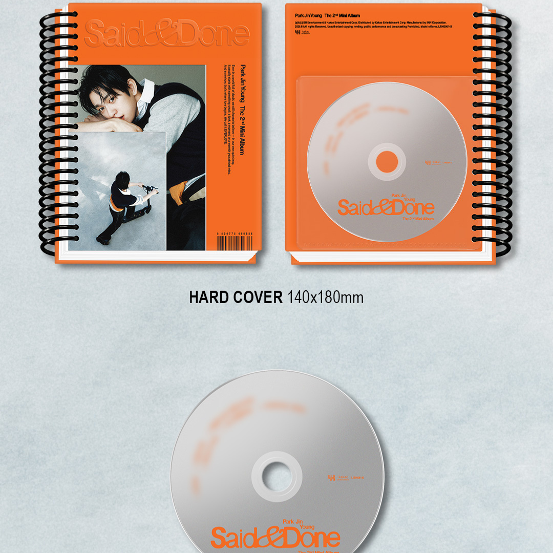 (PRE-ORDER) PARK JINYOUNG - 2ND MINI ALBUM [SAID & DONE] (ARCHIVE VER.) - LightUpK