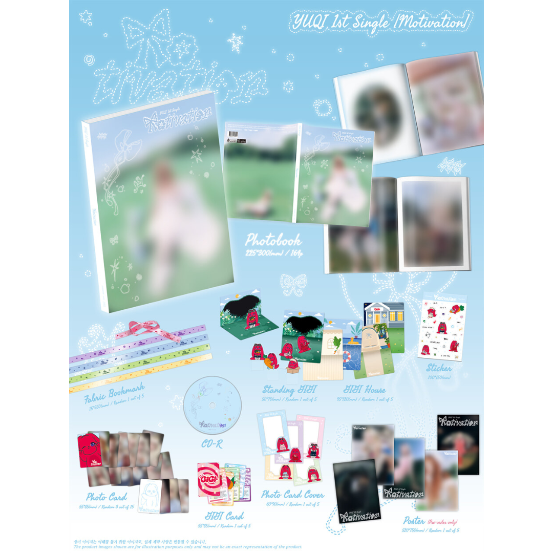 (PRE-ORDER) YUQI - 1ST SINGLE [MOTIVATION] - LightUpK