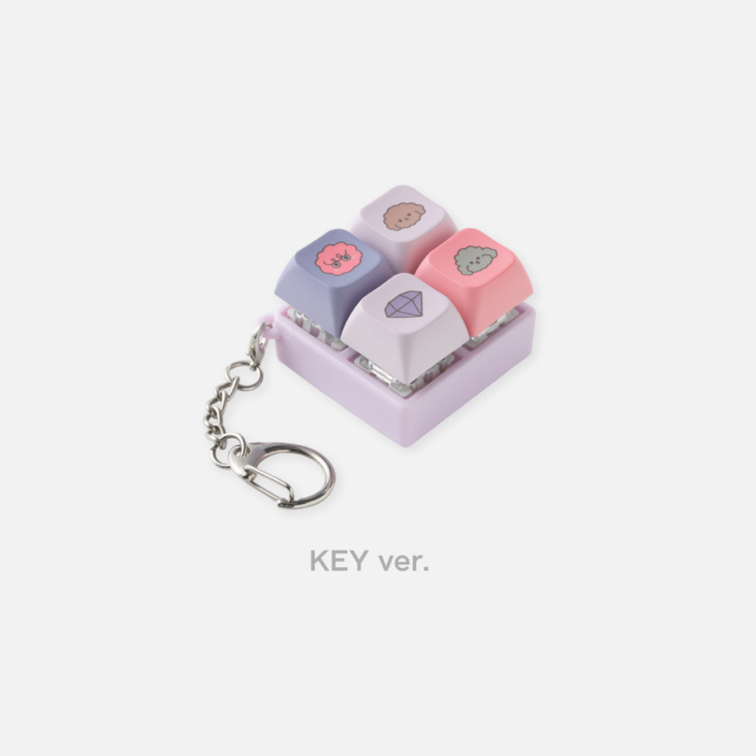 SHINEE - 04 KEYCAP KEYRING / 2025 SHINEE WORLD VII [ESSAY] OFFICIAL MD (4 VERSIONS) - LightUpK