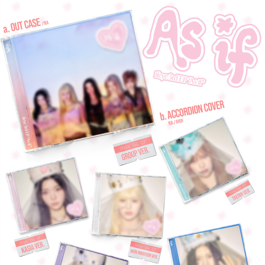 (PRE-ORDER) IFEYE - 3RD EP [AS IF] (JEWEL VER.) (6 VERSIONS) - LightUpK