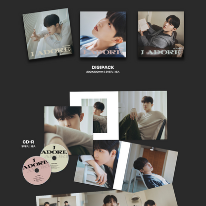 KIM JAE HWAN - 7TH MINI ALBUM [I ADORE] (3 VERSIONS)