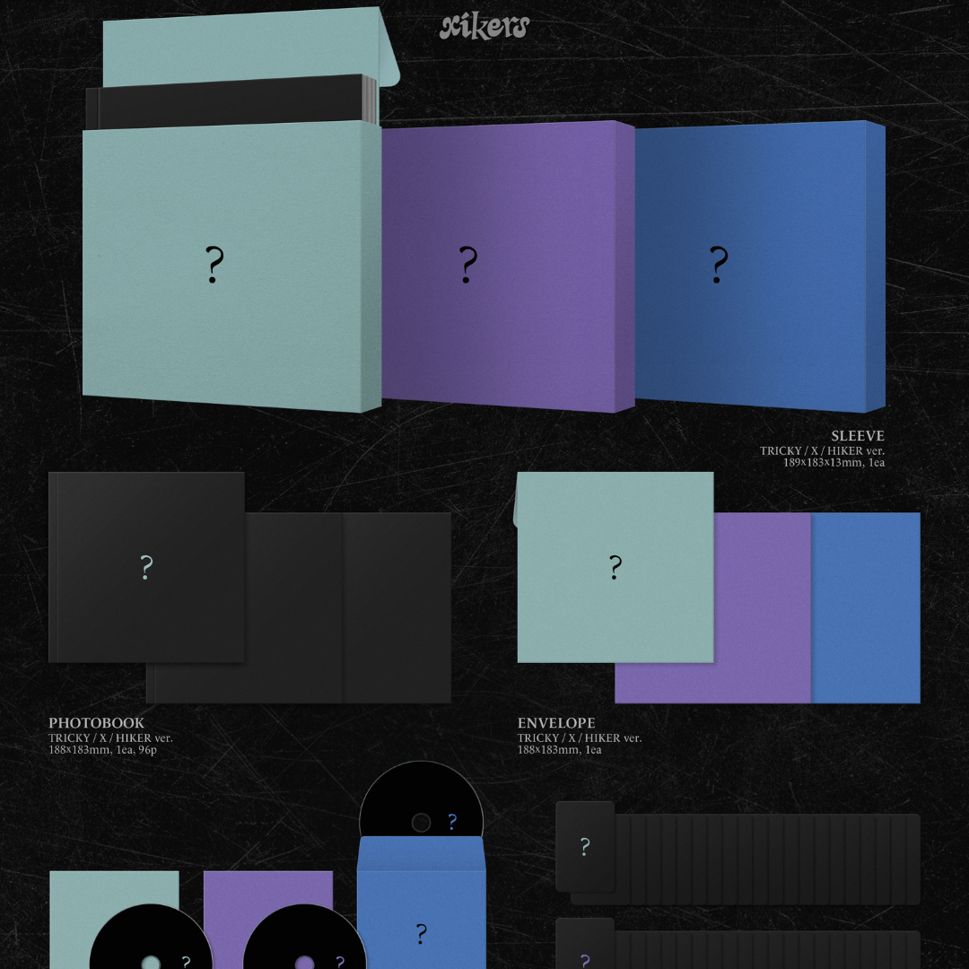 [HELLO82] [POP-UP EXCLUSIVE] XIKERS - 5TH MINI ALBUM [HOUSE OF TRICKY : SPUR] (3 VERSIONS) - LightUpK