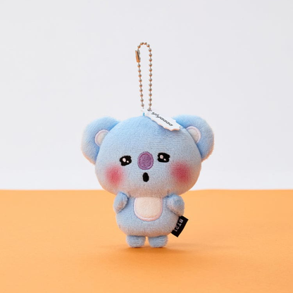 BT21 HEARTBEAT PLUSH KEYRING TODAY'S FACE (7 VERSIONS) - LightUpK