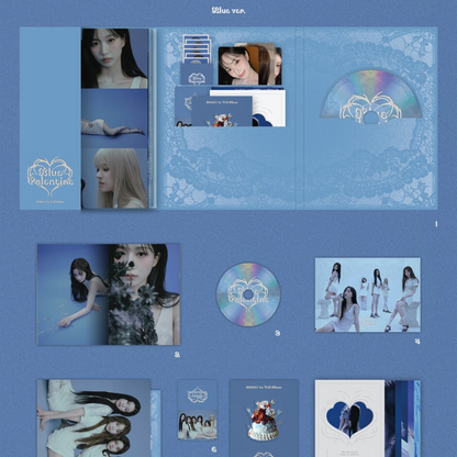 (PRE-ORDER) NMIXX - BLUE VALENTINE (3 VERSIONS) RANDOM - LightUpK